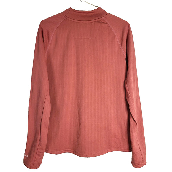 Carhartt Force Relaxed Fit Long Sleeve Pullover Mock Neck Sweatshirt Small Mauve - Picture 2 of 13